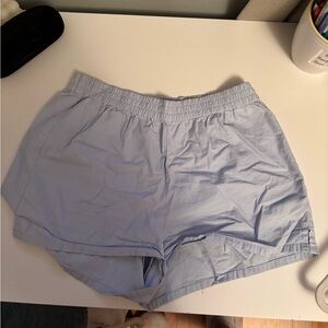 ARITZIA Blue mini short poplin